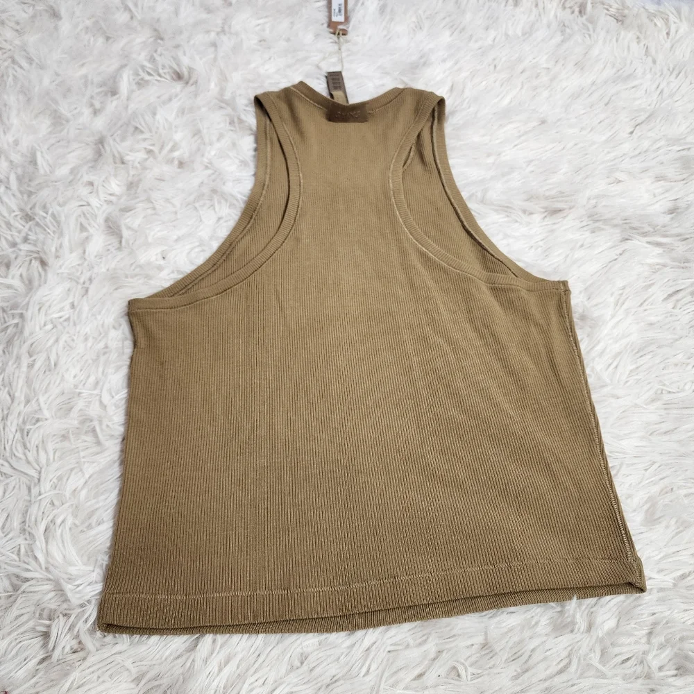 SKIMS LOUNGE RIB SCUBA TANK IN GOLD/LARGE/ NWT - Picture 3 of 8